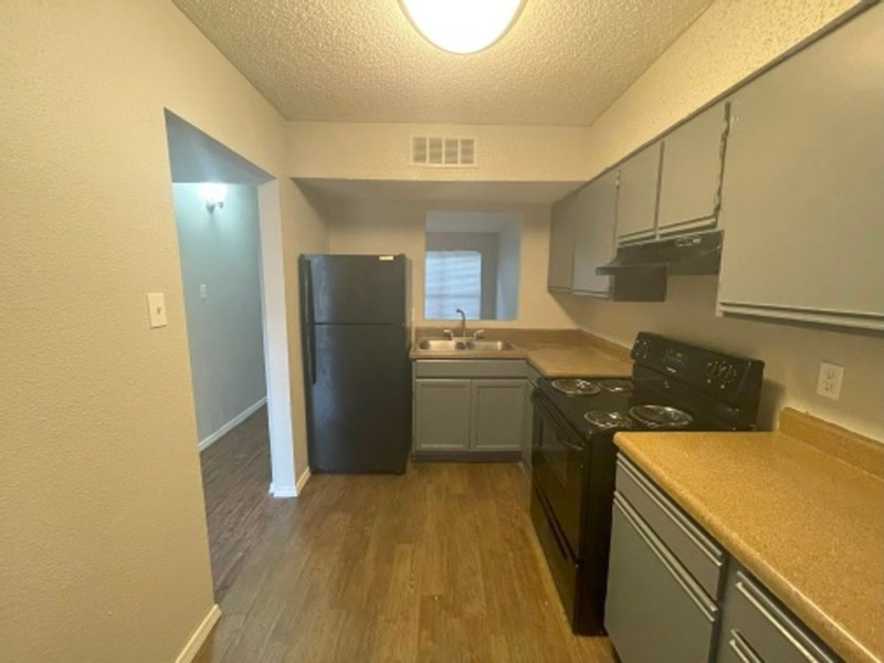 1638 Jackson Keller Road #321: a room in this apartment, photographed empty.
