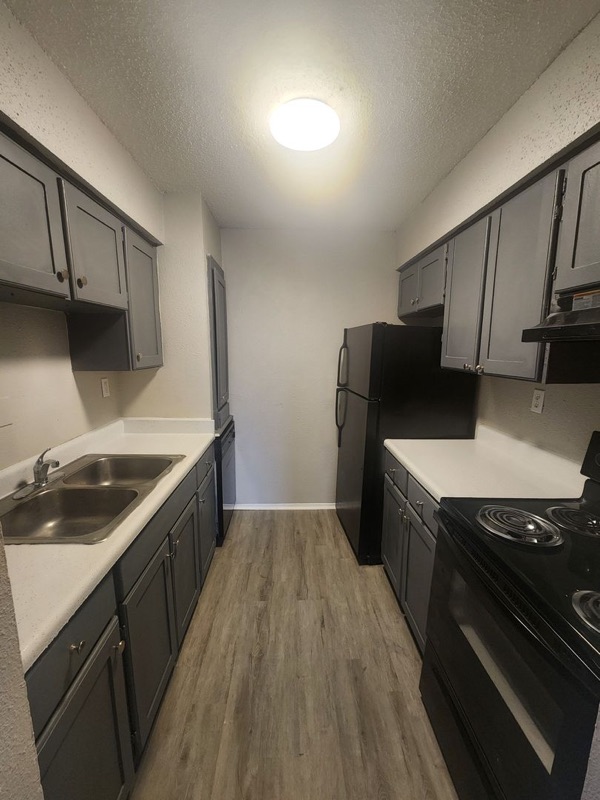 1650 Jackson Keller Road #217: a room in this apartment, photographed empty.
